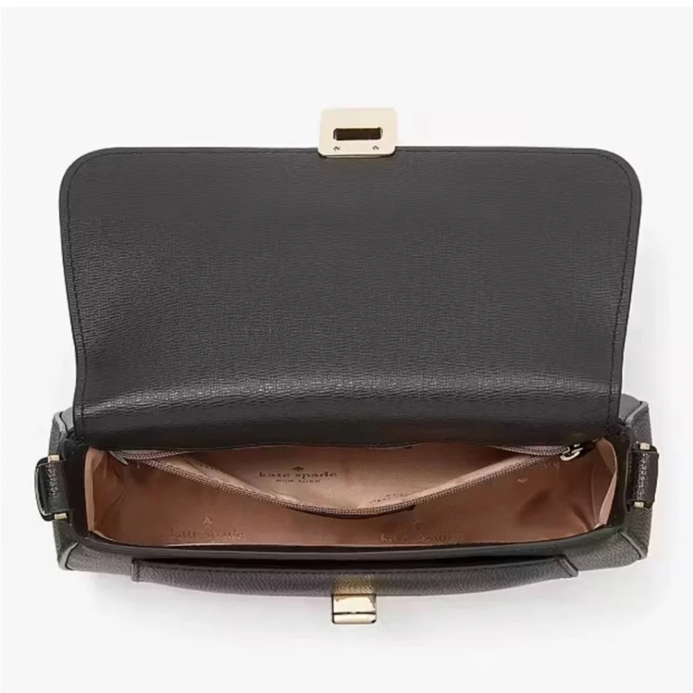 Kate Spade Phoebe Small Flap Crossbody, Black
